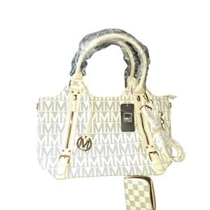 MKF MILAN Collection Signature Satchel PURSE by Mia K. and Bonus wallet